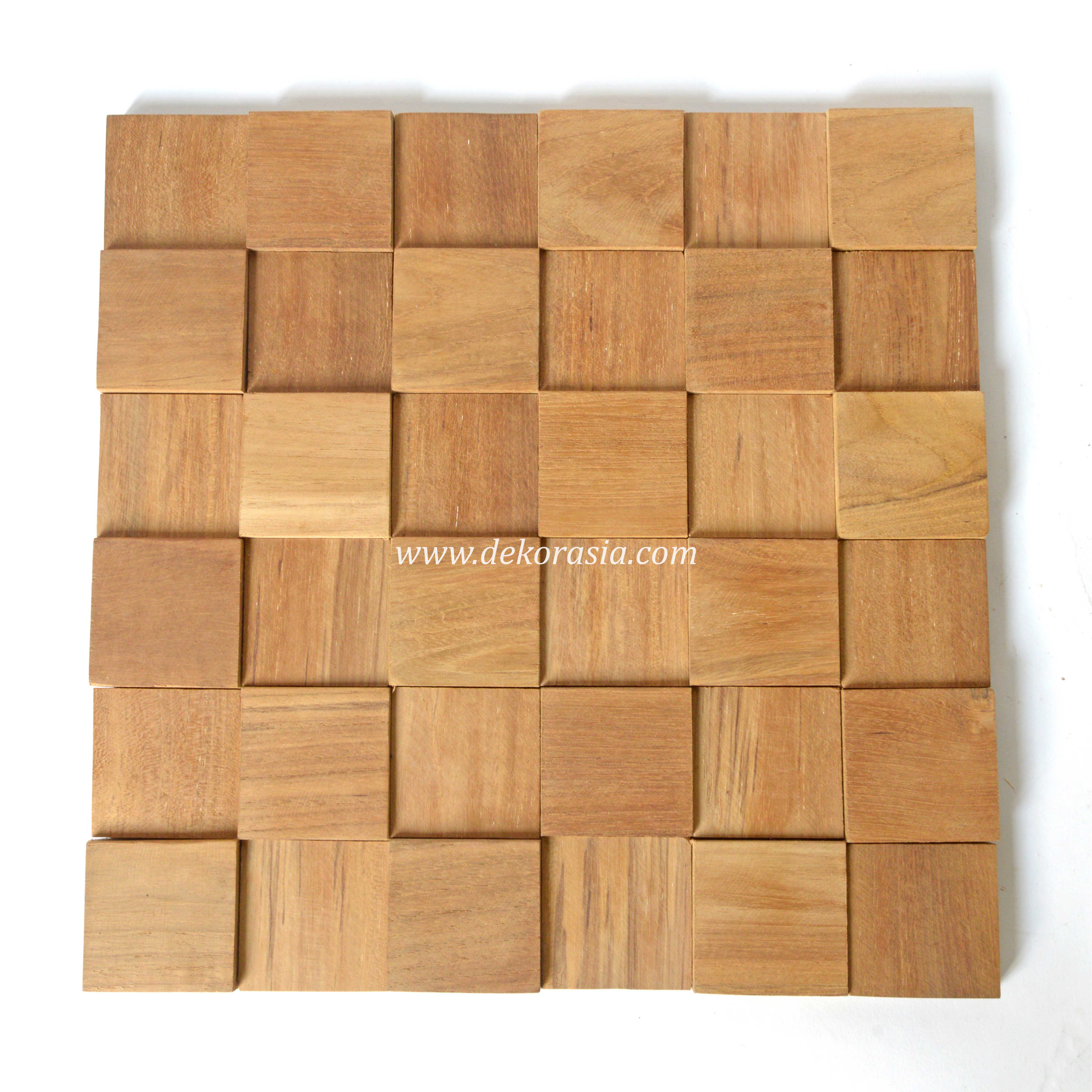 Top Quality Cube Teak for Interior/Exterior Wall Cladding